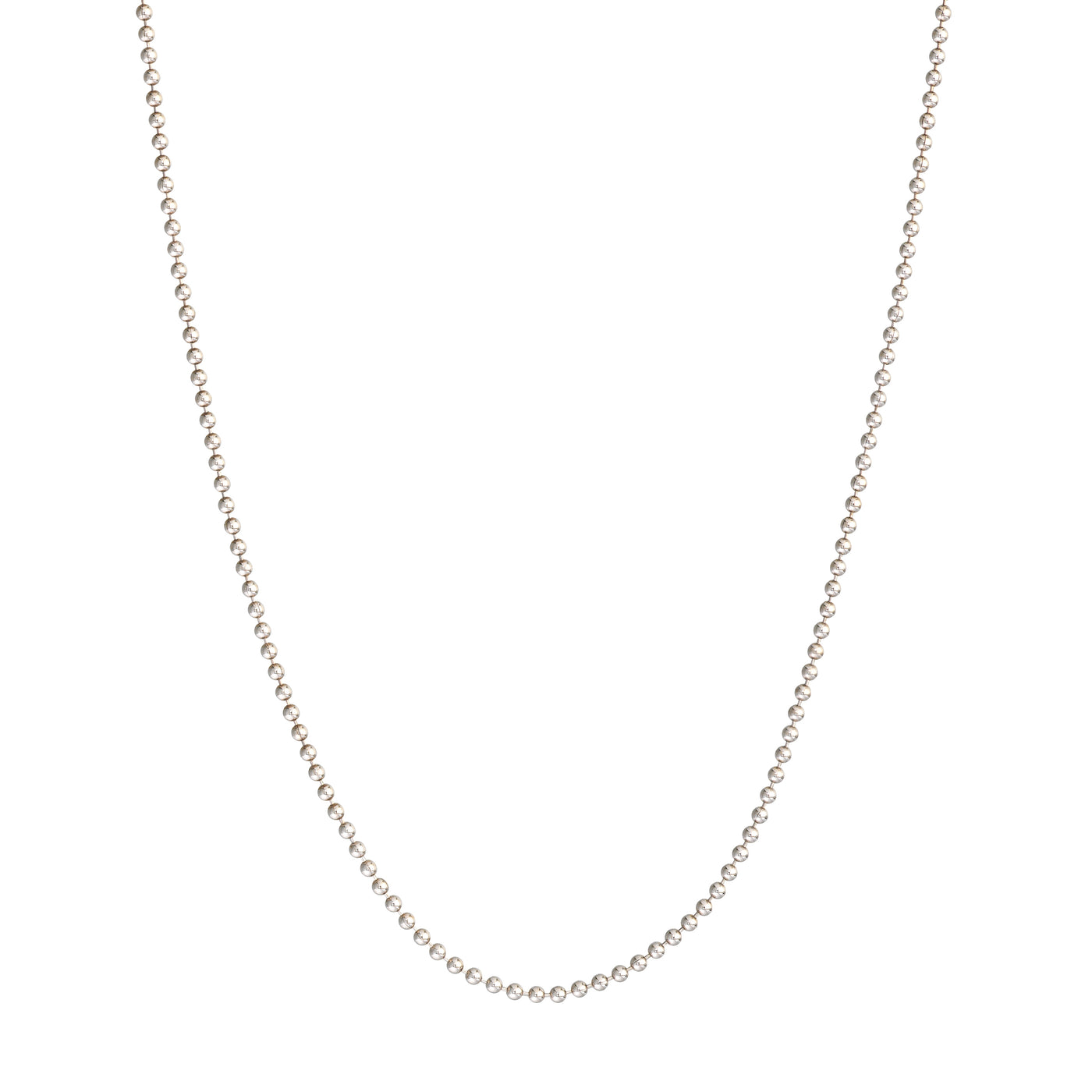 Sterling Silver 1mm Bead Chain