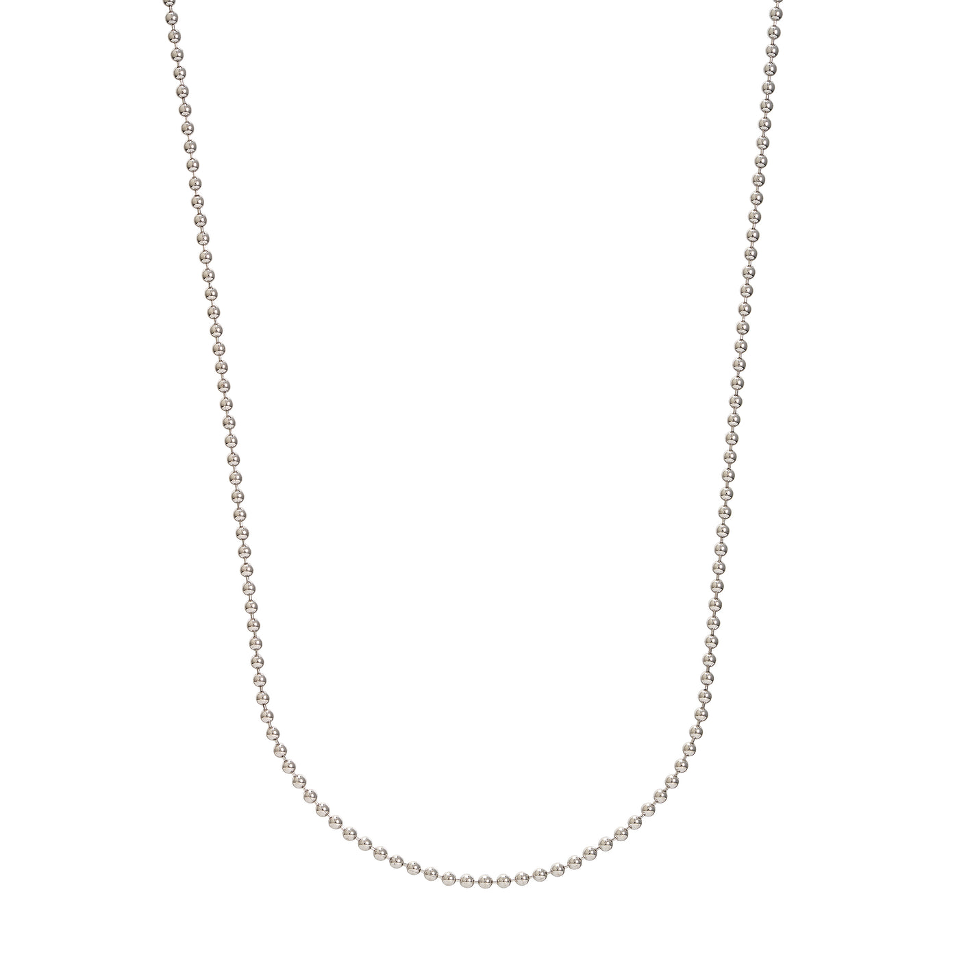 Sterling Silver 2mm Bead Chain