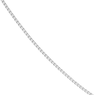 Sterling Silver 1.2mm Box Chain with Lobster Lock
