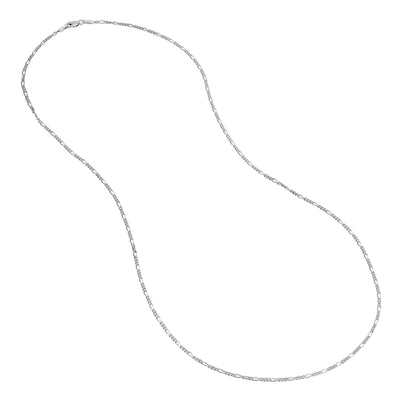 Sterling Silver 1.9mm Figaro Chain with Lobster Lock