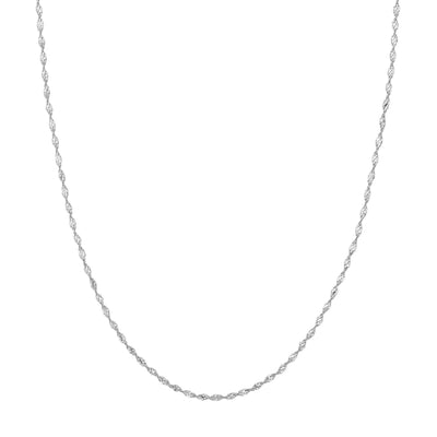 Sterling Silver 2.1mm Dorica Chain with Lobster Lock