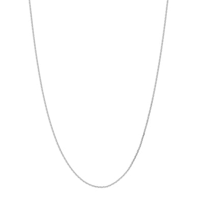 Sterling Silver 0.9mm Cable Chain with Spring Ring