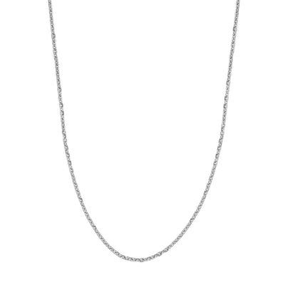 Sterling Silver 1.25mm D/C Cable Chain with Lobster Lock