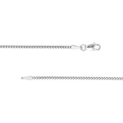 Sterling Silver 1.45mm Franco Chain with Lobster Lock