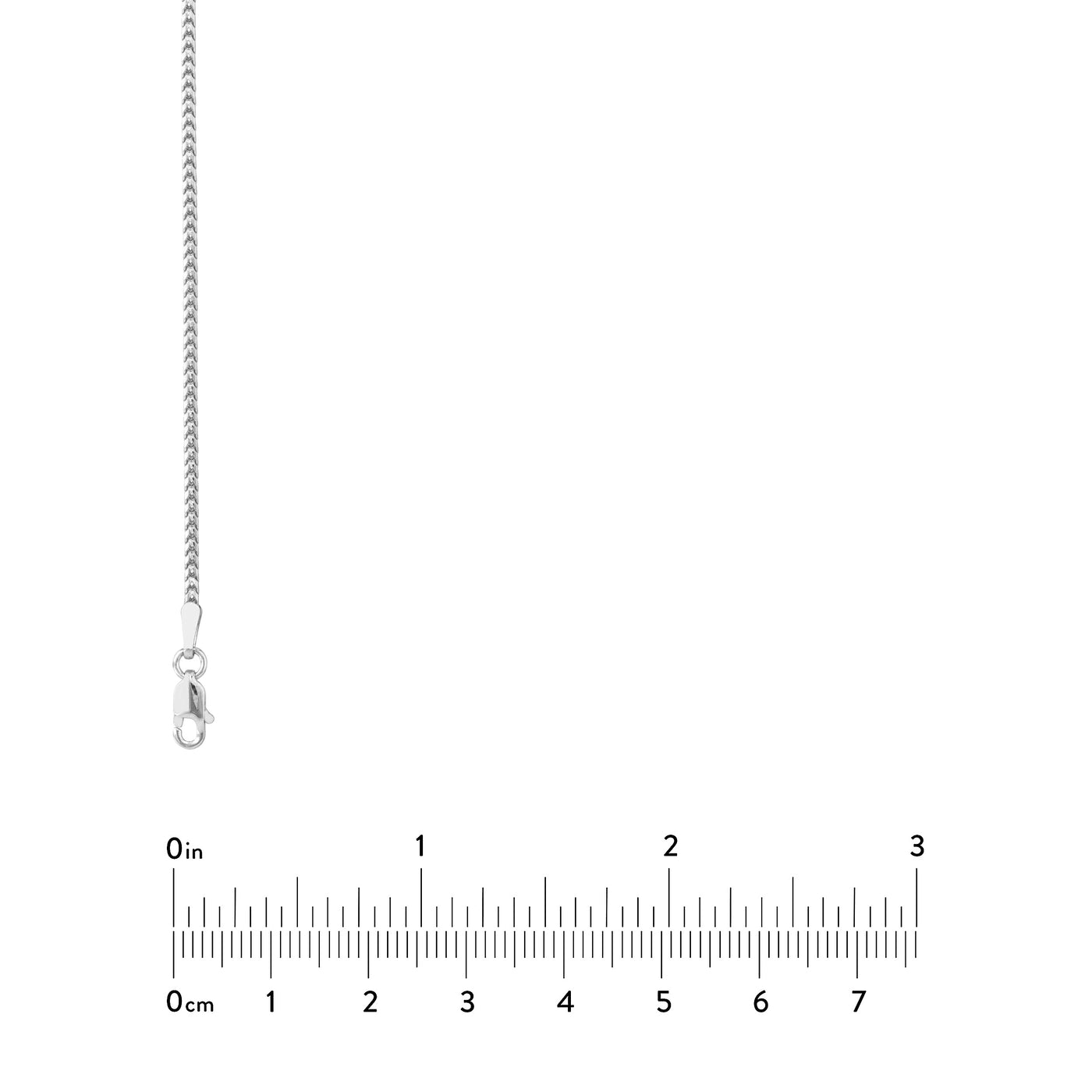 Sterling Silver 1.45mm Franco Chain with Lobster Lock