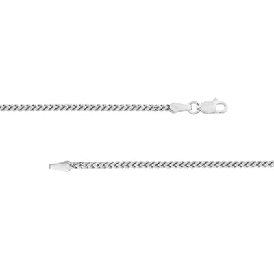Sterling Silver 1.9mm Franco Chain with Lobster Lock