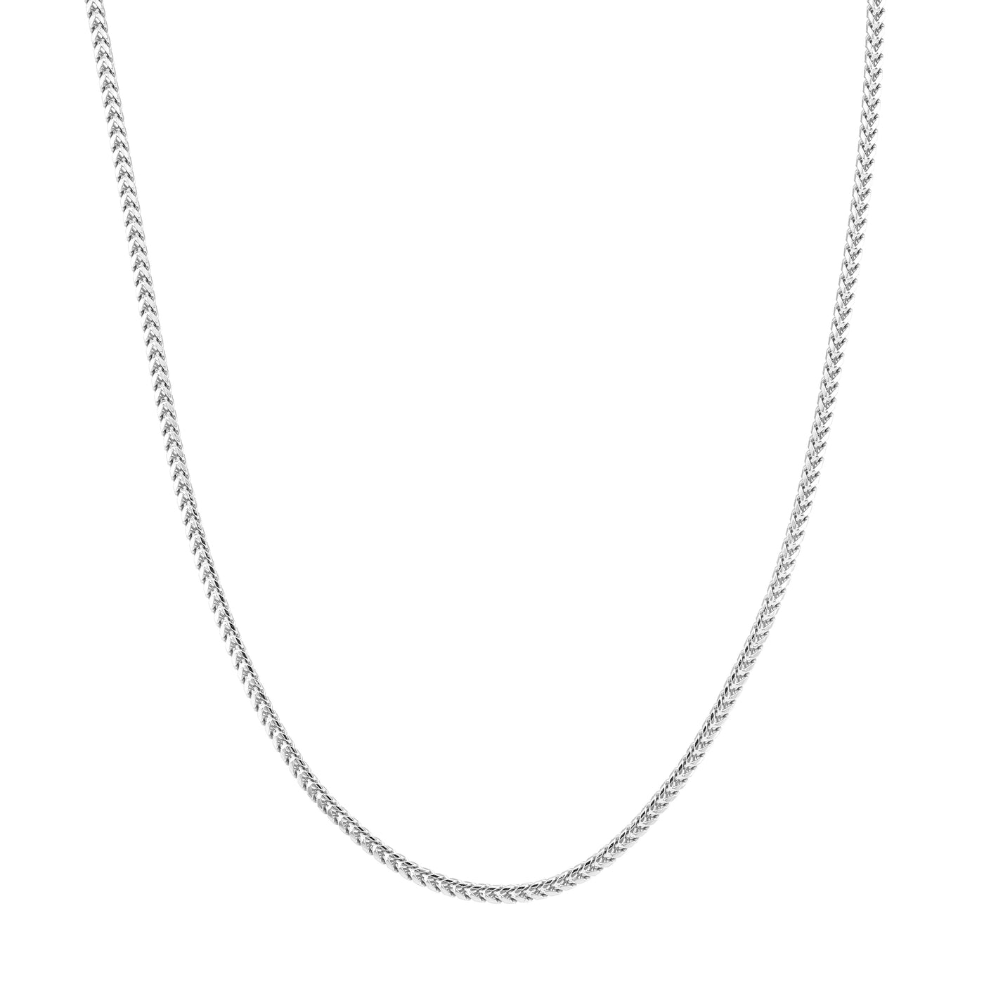 Sterling Silver 2.5mm Franco Chain with Lobster Lock