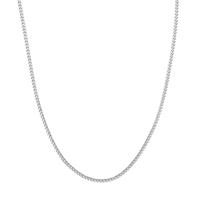 Sterling Silver 2.5mm Franco Chain with Lobster Lock