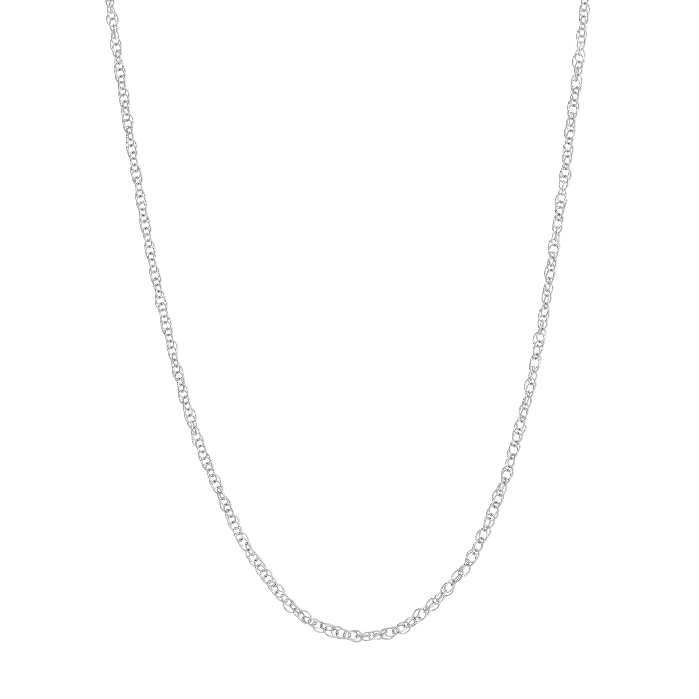 Sterling Silver 1.35mm Pendant Rope Chain