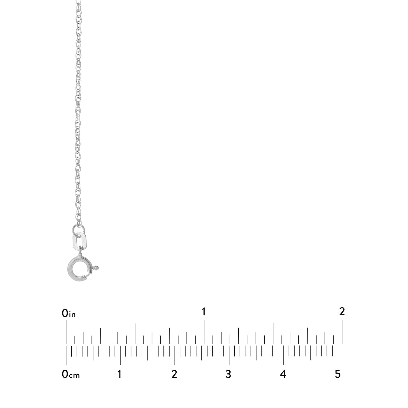 Sterling Silver 1.35mm Pendant Rope Chain