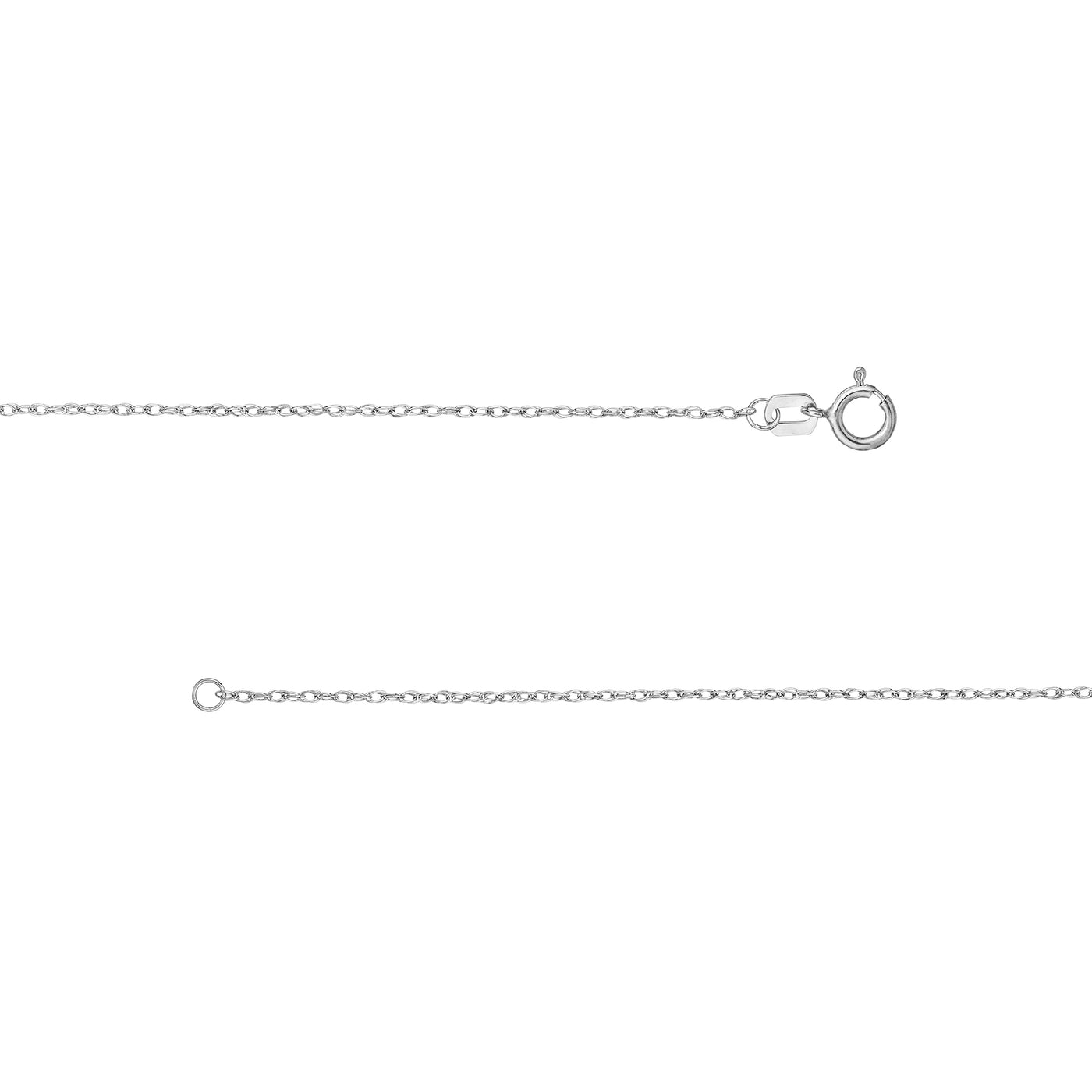0.95mm Pendant Rope Chain with Spring Ring