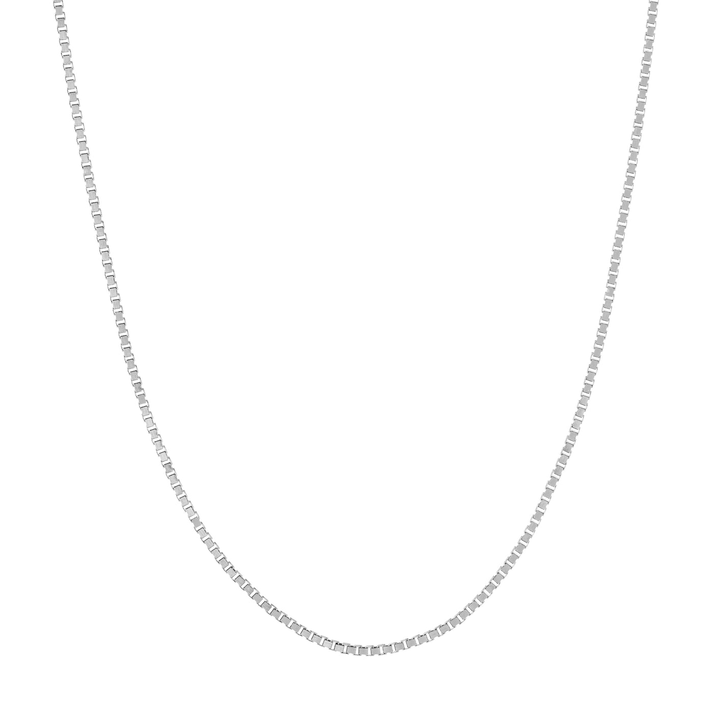 0.55mm Box Chain with Spring Ring and Q-Tag