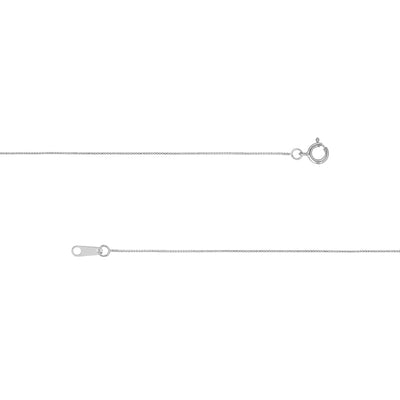 0.55mm Box Chain with Spring Ring and Q-Tag