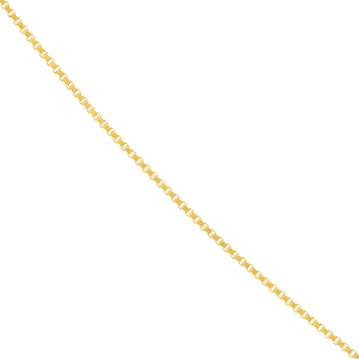 0.55mm Box Chain with Spring Ring and Q-Tag