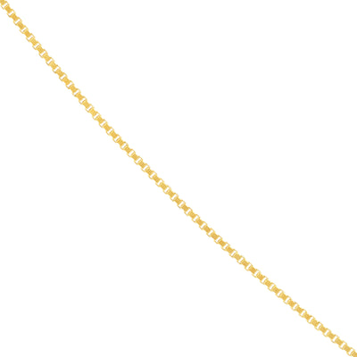 0.55mm Box Chain with Spring Ring and Q-Tag