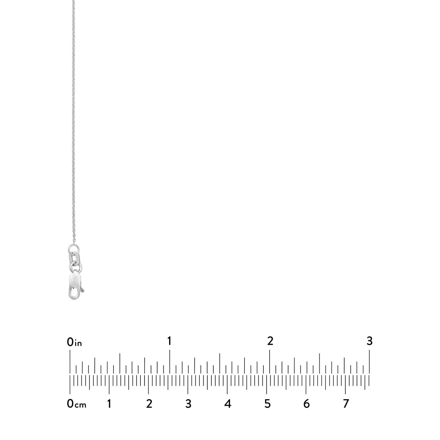 0.9mm Adjustable Cable Chain with Lobster Lock