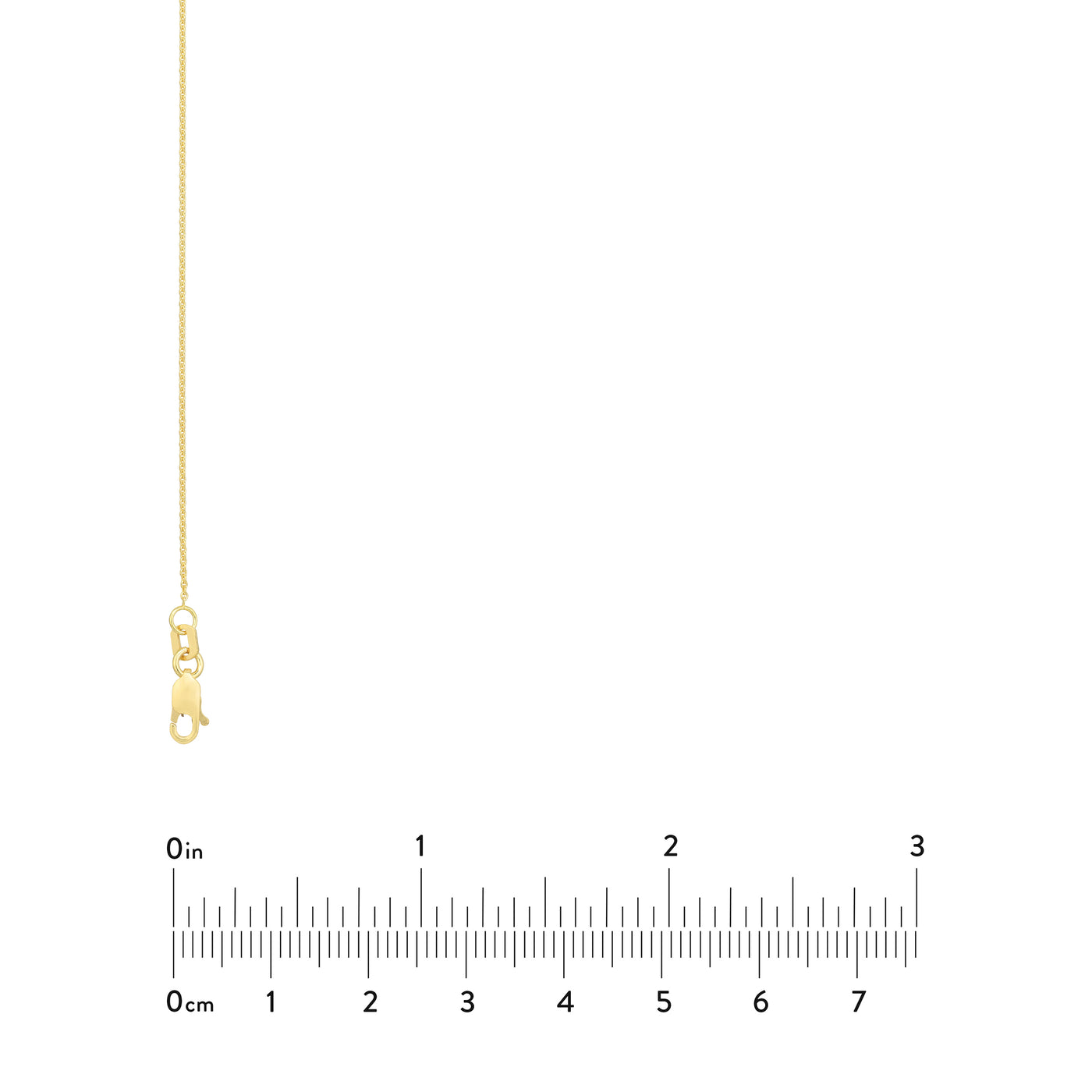 0.9mm Adjustable Cable Chain with Lobster Lock