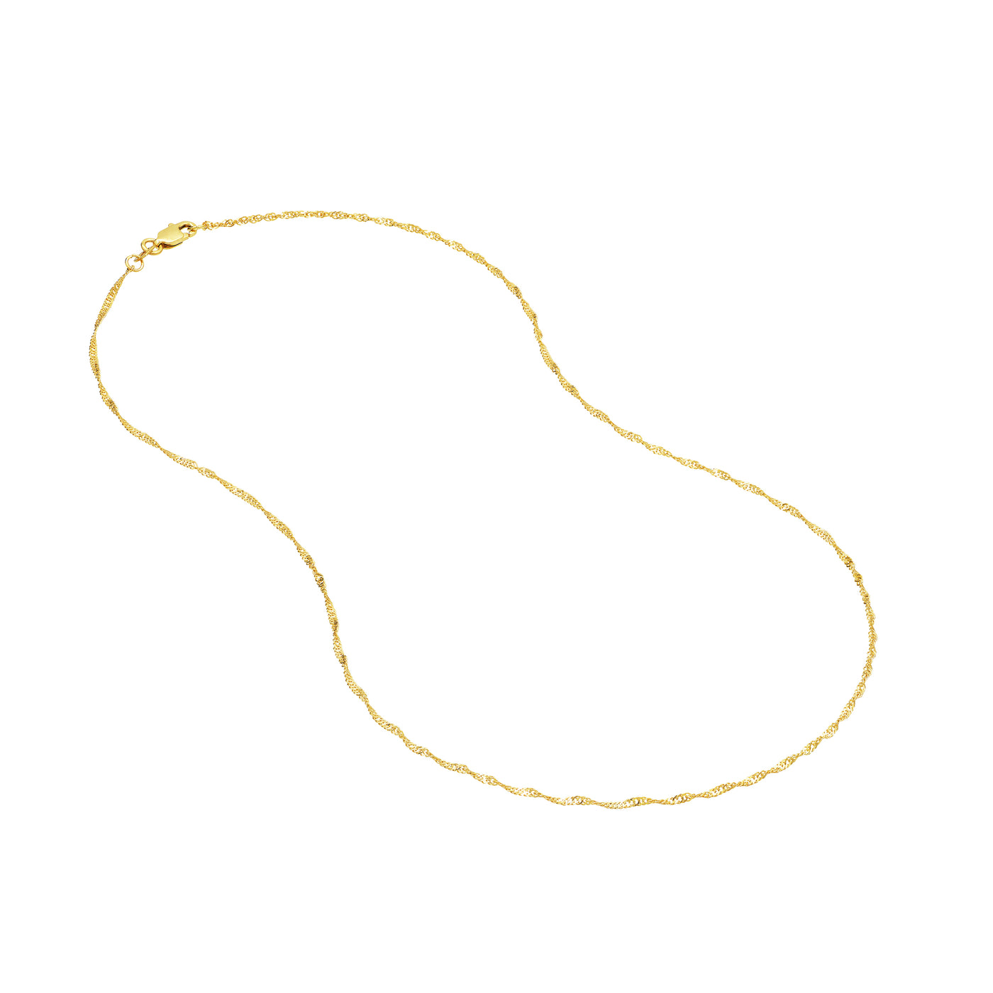 1.4mm Singapore Chain with Lobster Lock