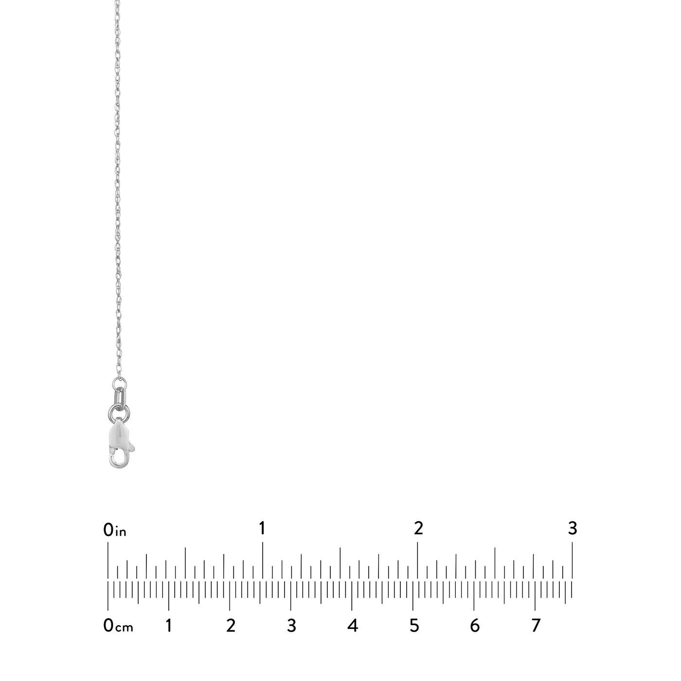 0.95mm Pendant Rope Chain with Lobster Lock