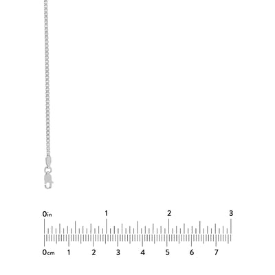 Sterling Silver 1.82mm Box Chain with Lobster Lock