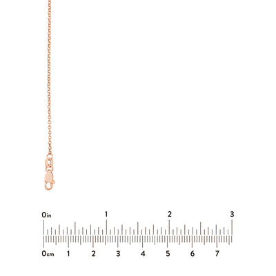 1.5mm Rolo Chain with Lobster Lock