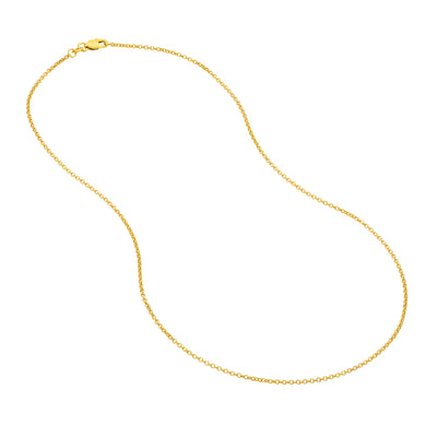 1.5mm Rolo Chain with Lobster Lock