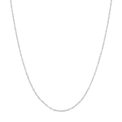 Sterling Silver 0.75mm Pendant Rope Chain