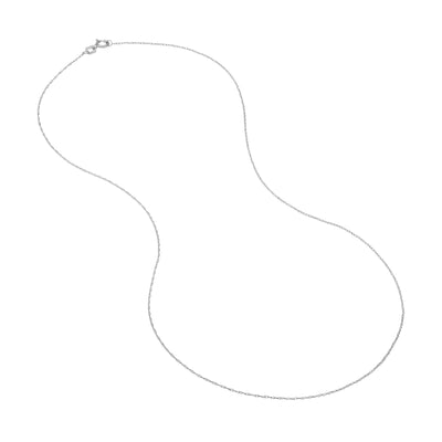 Sterling Silver 0.75mm Pendant Rope Chain