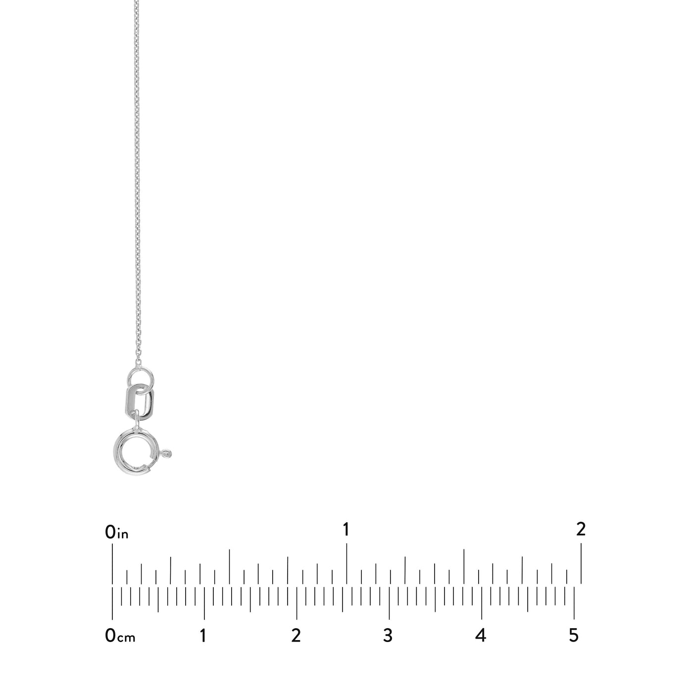 0.7mm Adjustable Cable Chain with Spring Ring
