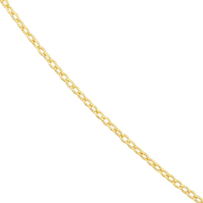 1.85mm Designer Rolo Chain with Lobster Lock