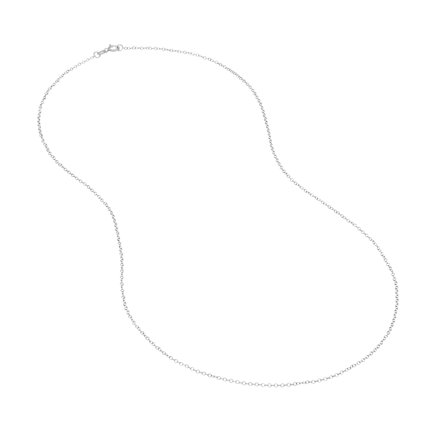 Sterling Silver 1.35mm Open Cable Chain