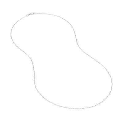 Sterling Silver 1.35mm Open Cable Chain