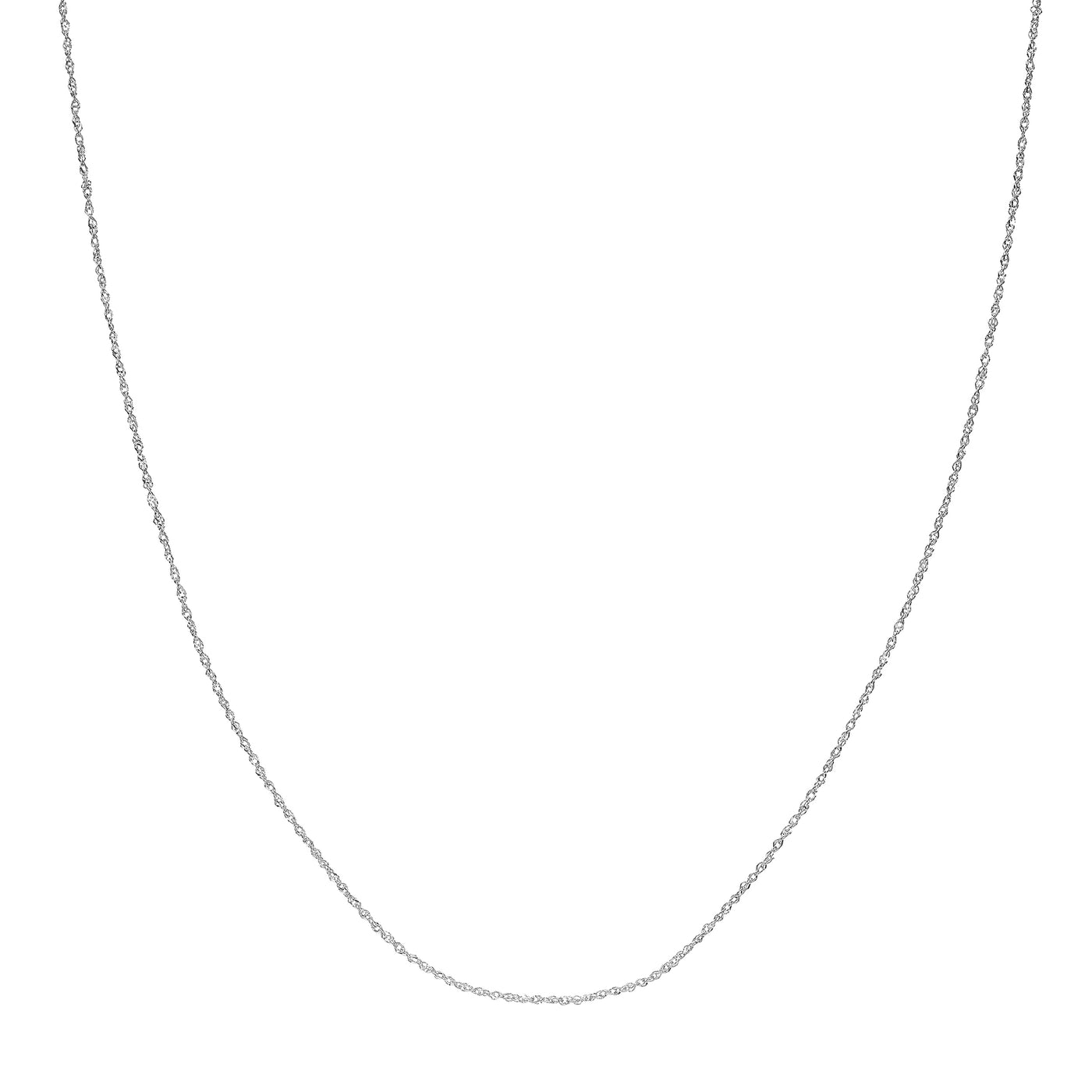 1.15mm Sparkle Singapore Chain with Lobster Lock