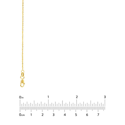 1.15mm Sparkle Singapore Chain with Lobster Lock