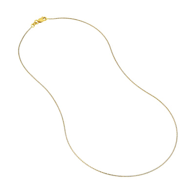 0.85mm Two-Tone Pavé Wheat Chain with Lobster Lock
