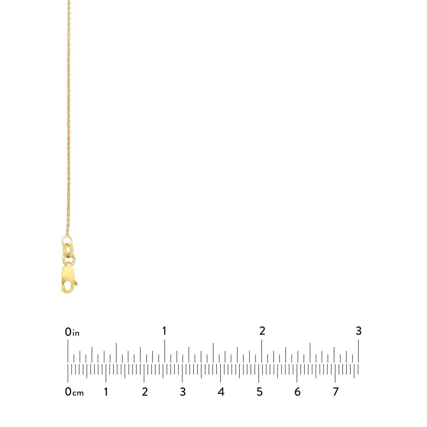 0.85mm Two-Tone Pave Wheat Chain with Lobster Lock