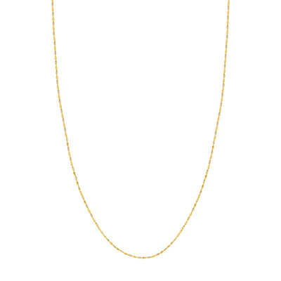 1.35mm Yellow/White Dorica Chain with Lobster Lock