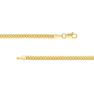 2.80mm T-Miami Cuban with Lobster Lock