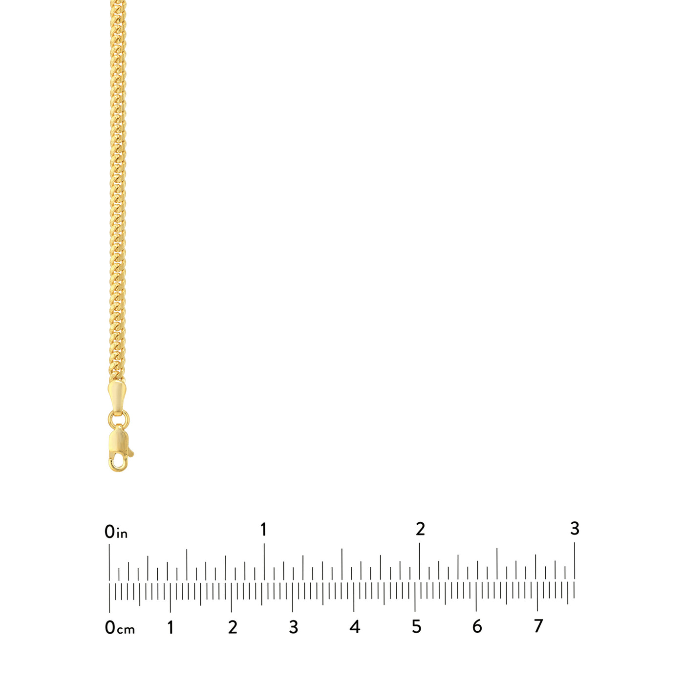 2.80mm T-Miami Cuban with Lobster Lock