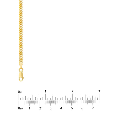 3.50mm T-Miami Cuban Chain with Lobster Lock