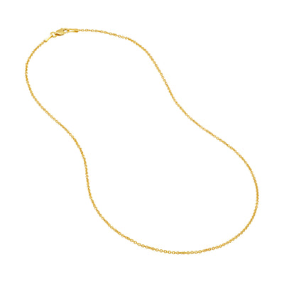 1.45mm Light Cable Chain with Lobster Lock