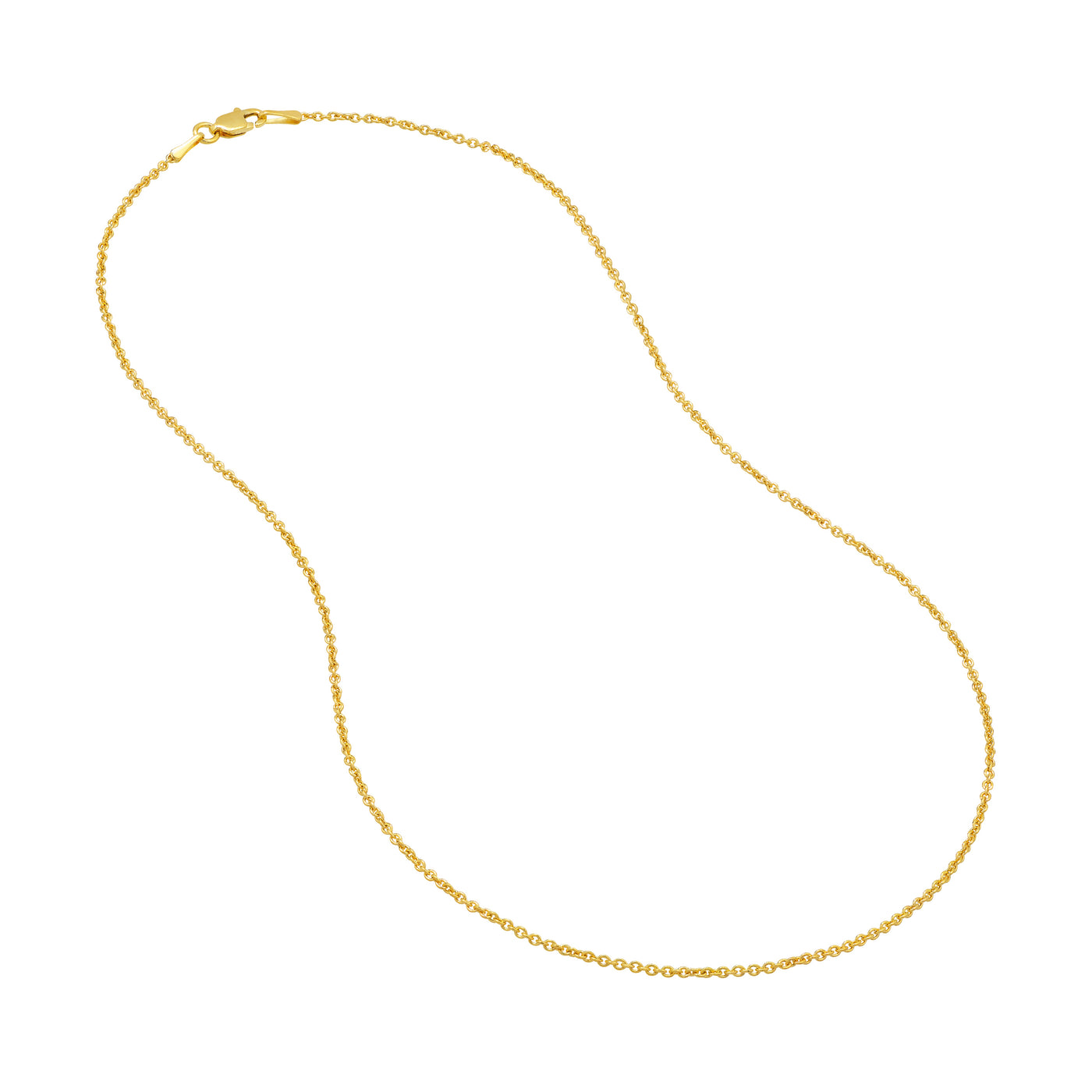 1.45mm Light Cable Chain with Lobster Lock