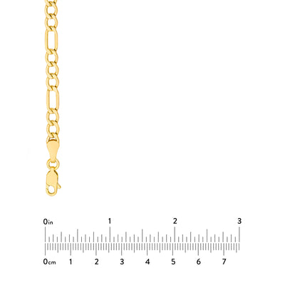 4.40mm Hollow D/C Figaro Chain