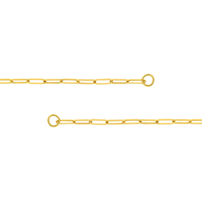 3.80mm Split Hollow Paper Clip Chain