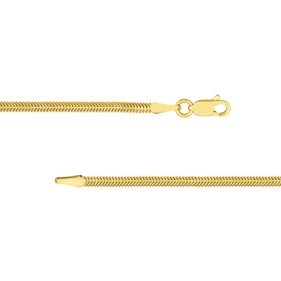 2.15mm D/C Oval Snake Chain