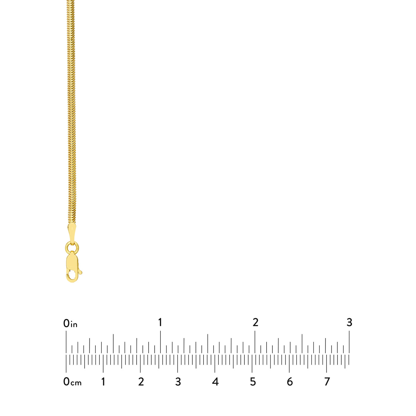 2.15mm D/C Oval Snake Chain