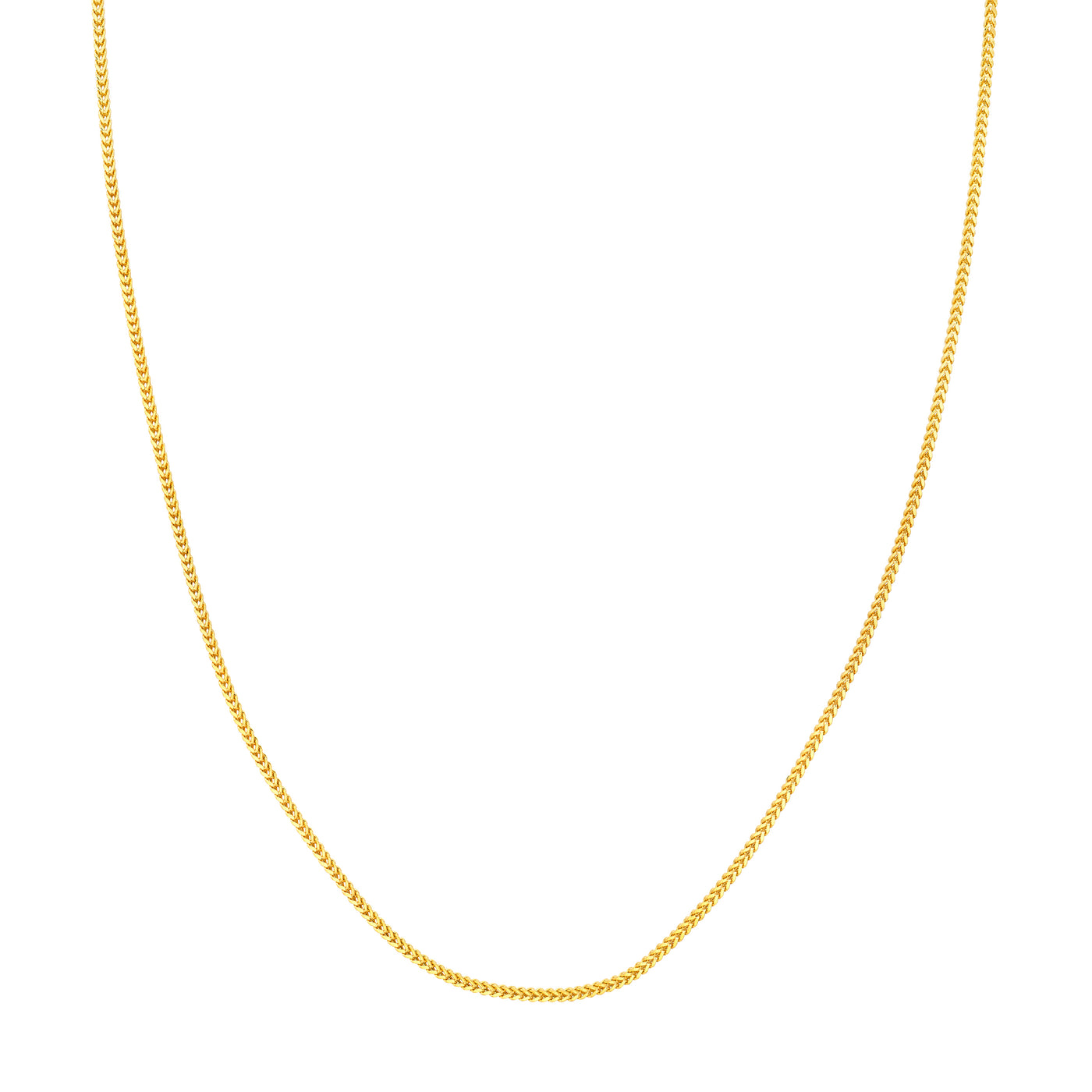 1.55mm Hollow Square Franco Chain