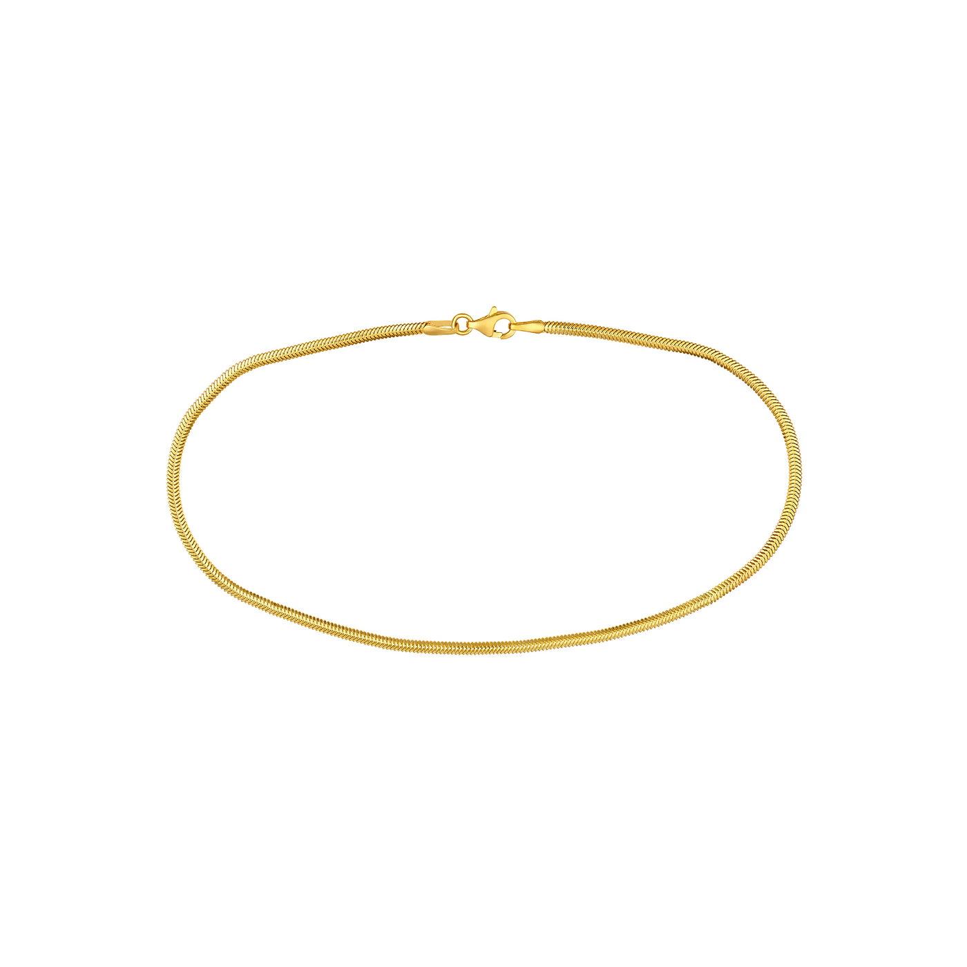 Hollow D/C Snake Anklet