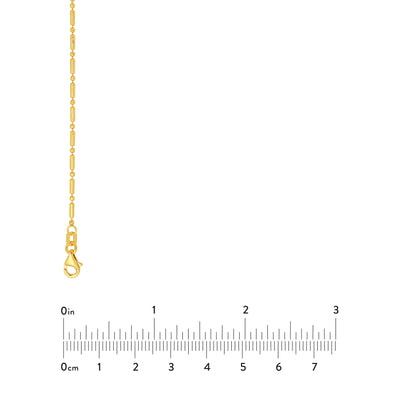 1.50mm D/C Bead and Long Bar Chain