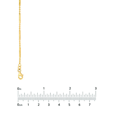 1.50mm D/C 3+1 Bead and Bar Chain